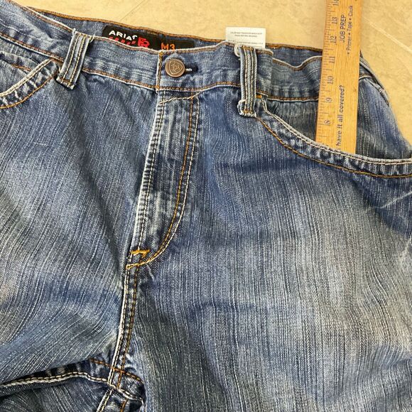 Ariat FR Jeans Men 38x 34 - fits 37x 33.5 M3 CAT2 Loose Fit Welding * Stained - Picture 11 of 15